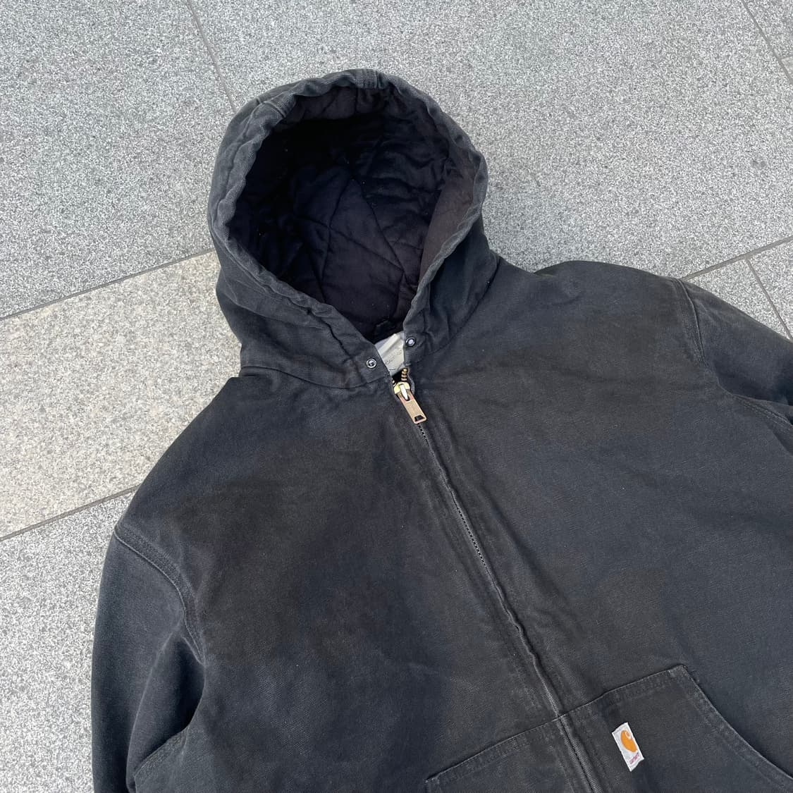 USA 빈티지 칼하트 J130 블랙 덕 액티브 자켓 상품이미지4