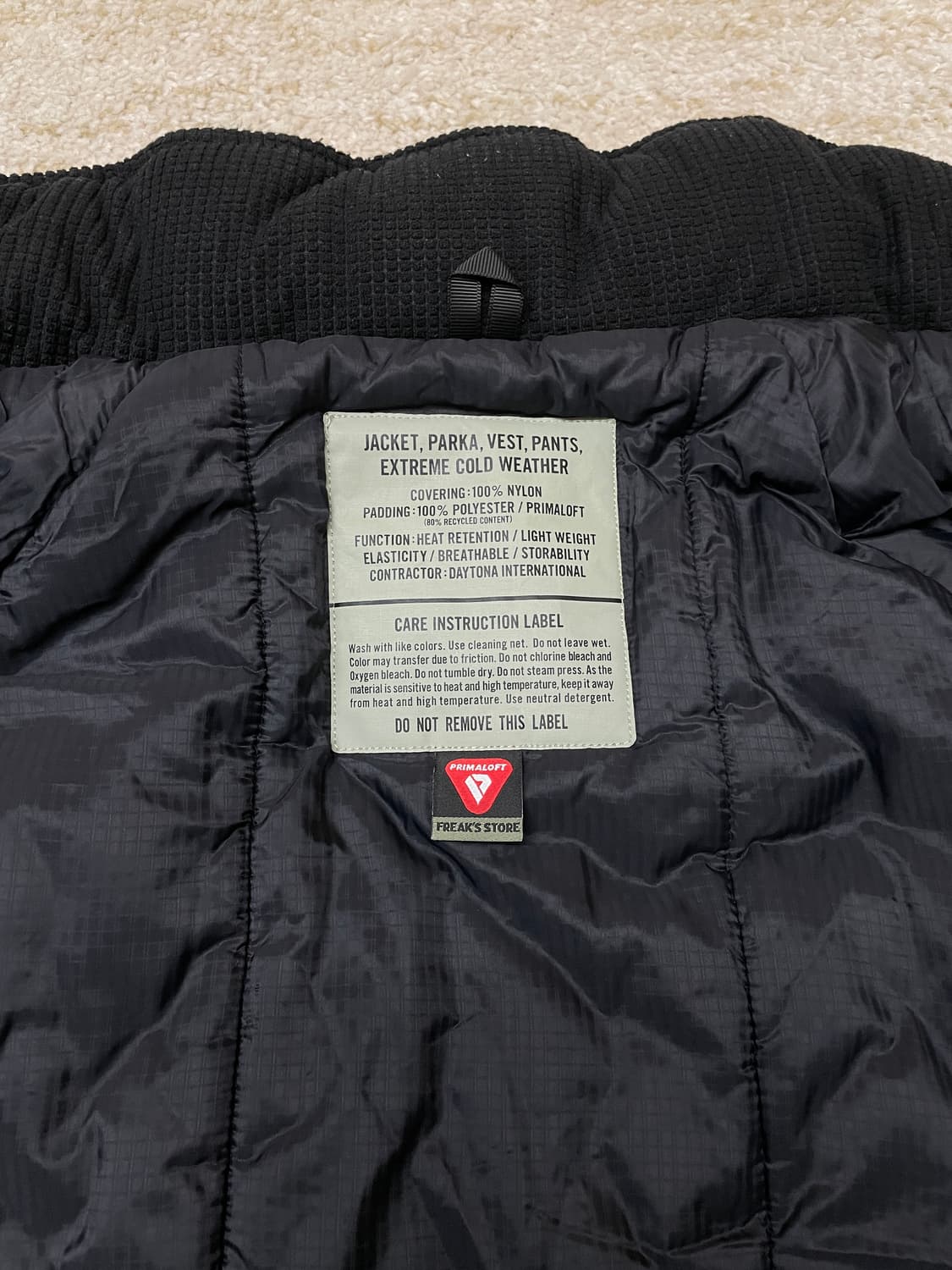 [M] 프릭스스토어 level7 프리마로프트 블랙  상품이미지2