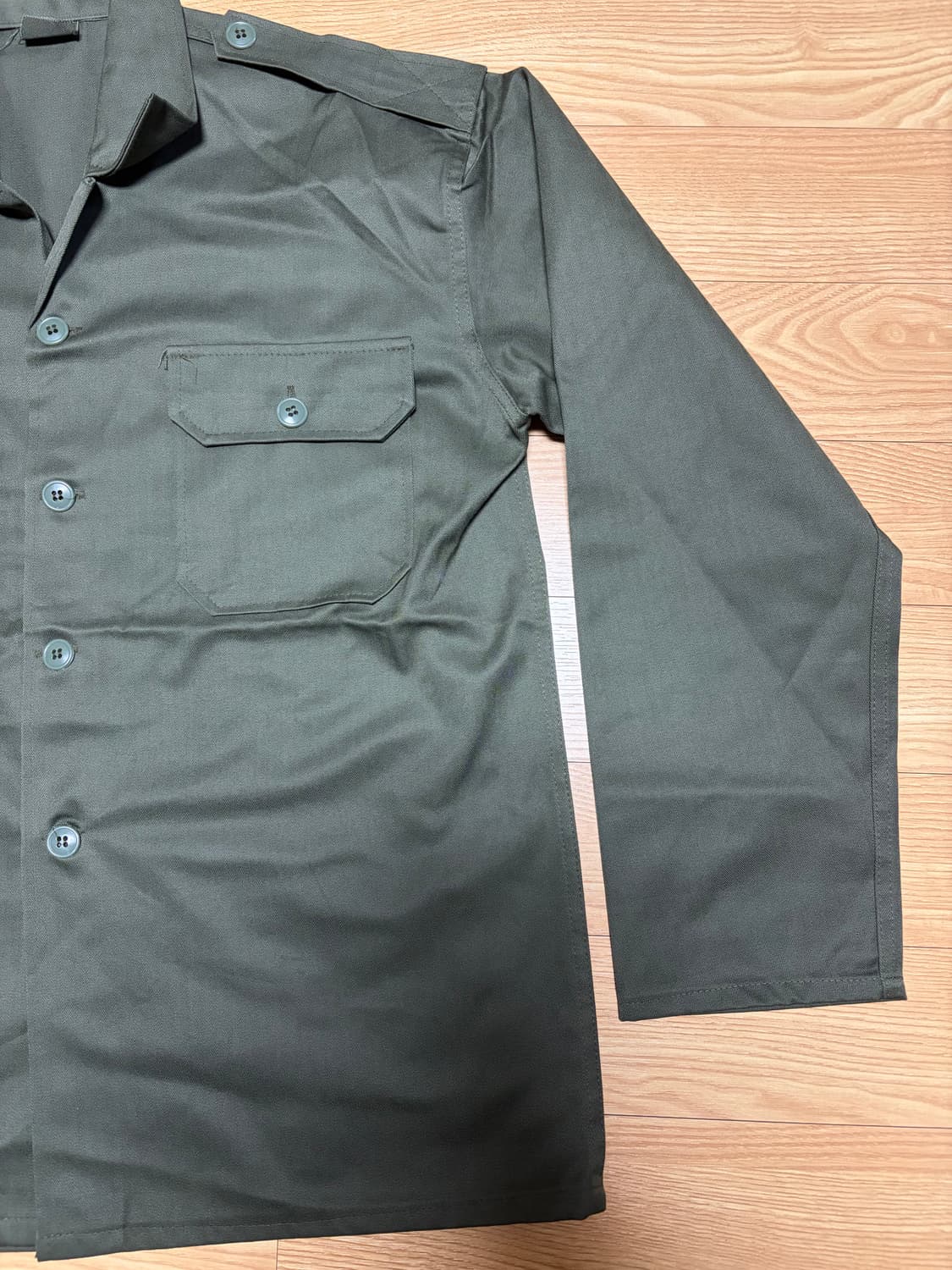 민무늬 hbt 전투복 상의 2호 105 상품이미지2