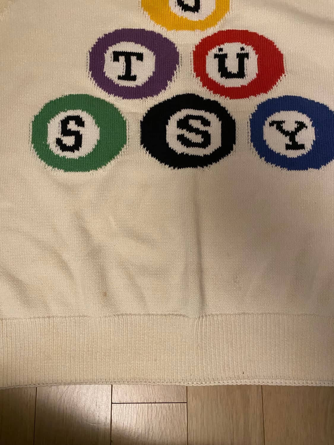 [M]스투시 빌리아드 니트 크루넥 스웨터/Stussy Billiard 상품이미지7