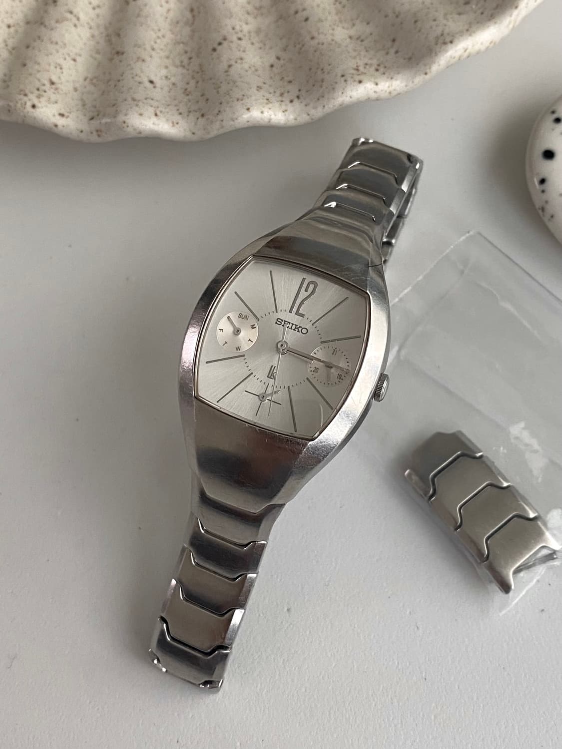 Seiko 세이코 lk 루키아 쉘 실버 화이트 상품이미지2