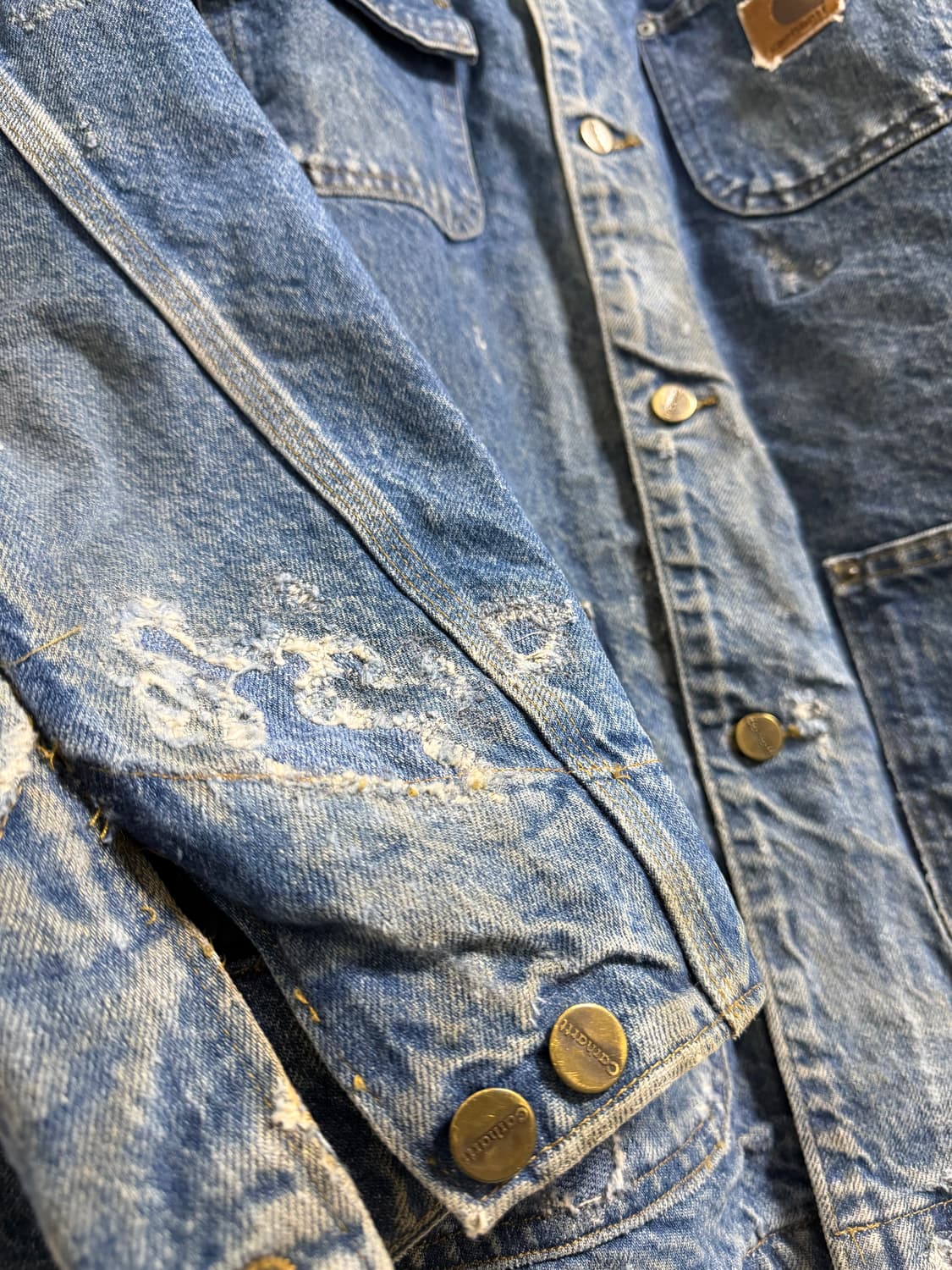 칼하트 데님 초어 코트 상품이미지8