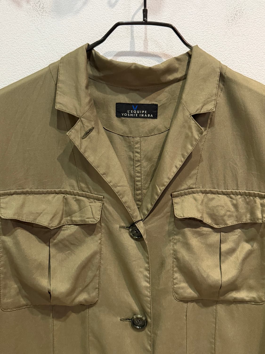 Yoshie Inaba 100% Silk Safari Jacket 상품이미지2