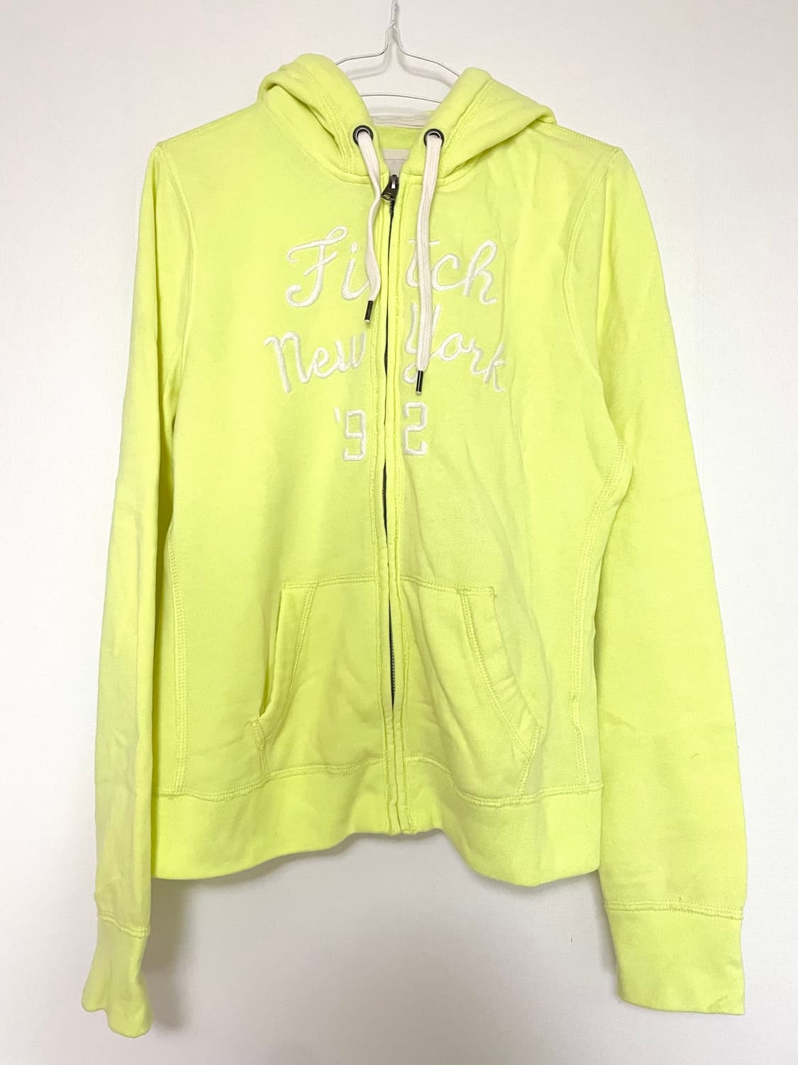 아베크롬비 레몬 옐로우 후드 집업 상품이미지2