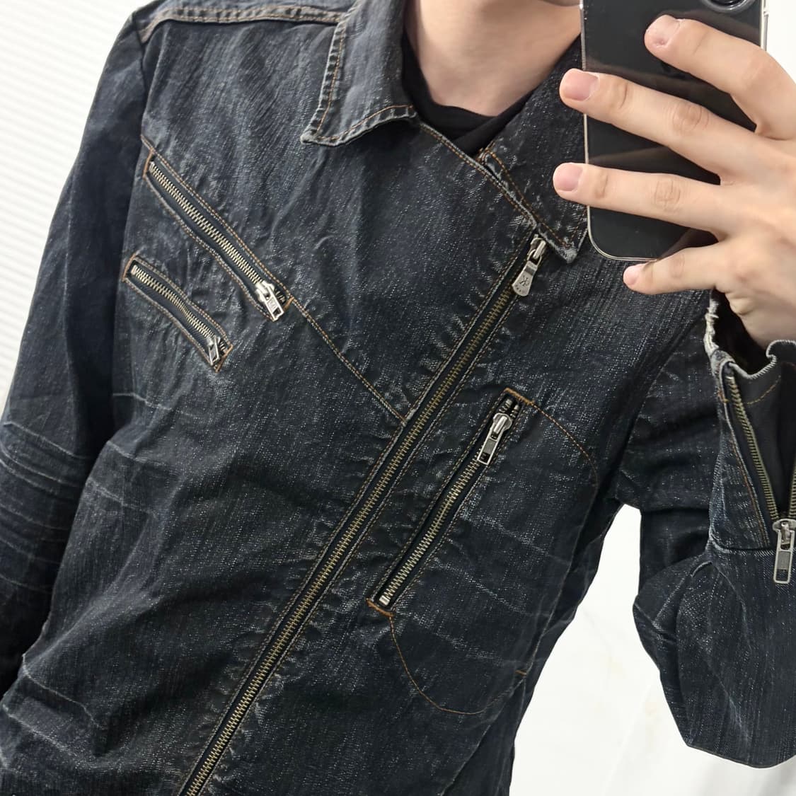 캘빈클라인 데님 바이커 자켓 상품이미지3