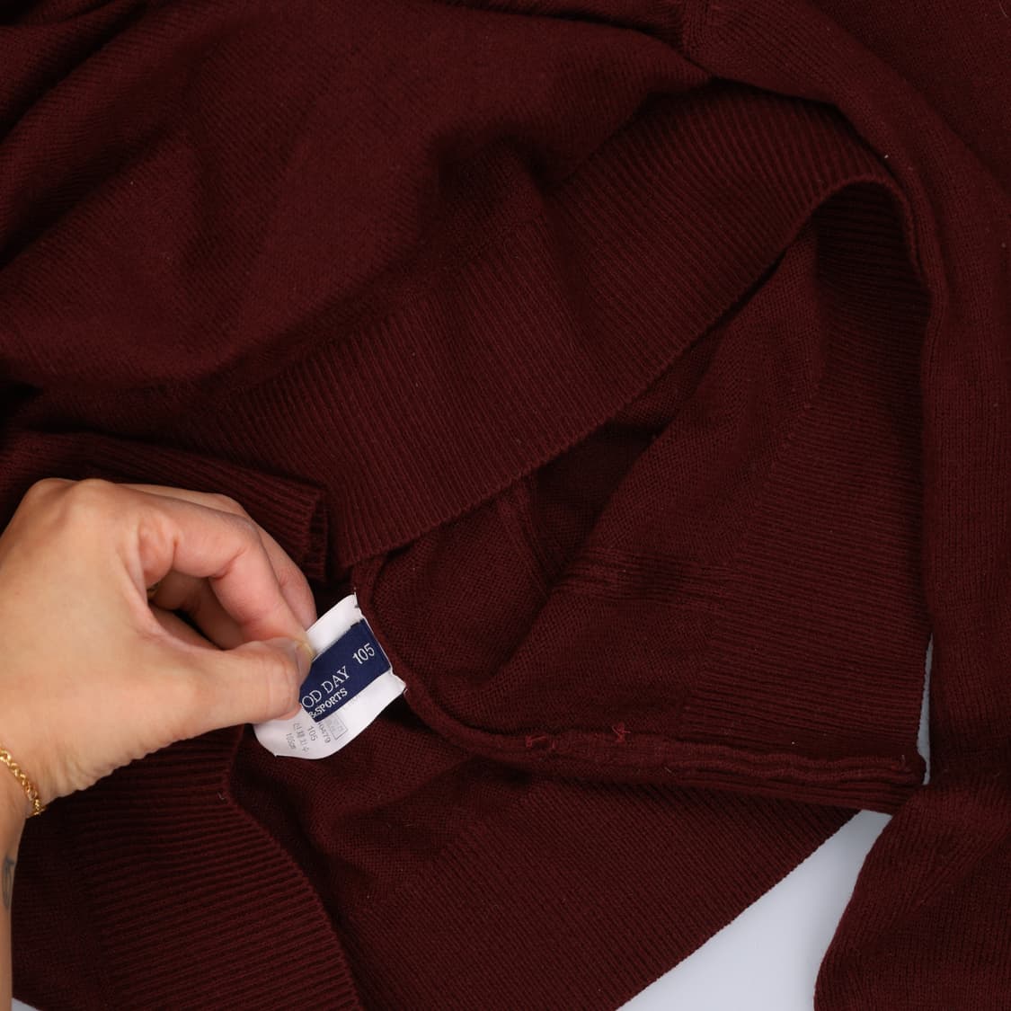 105 KJ CHOI 반목 니트 스웨터 0305H1 상품이미지4