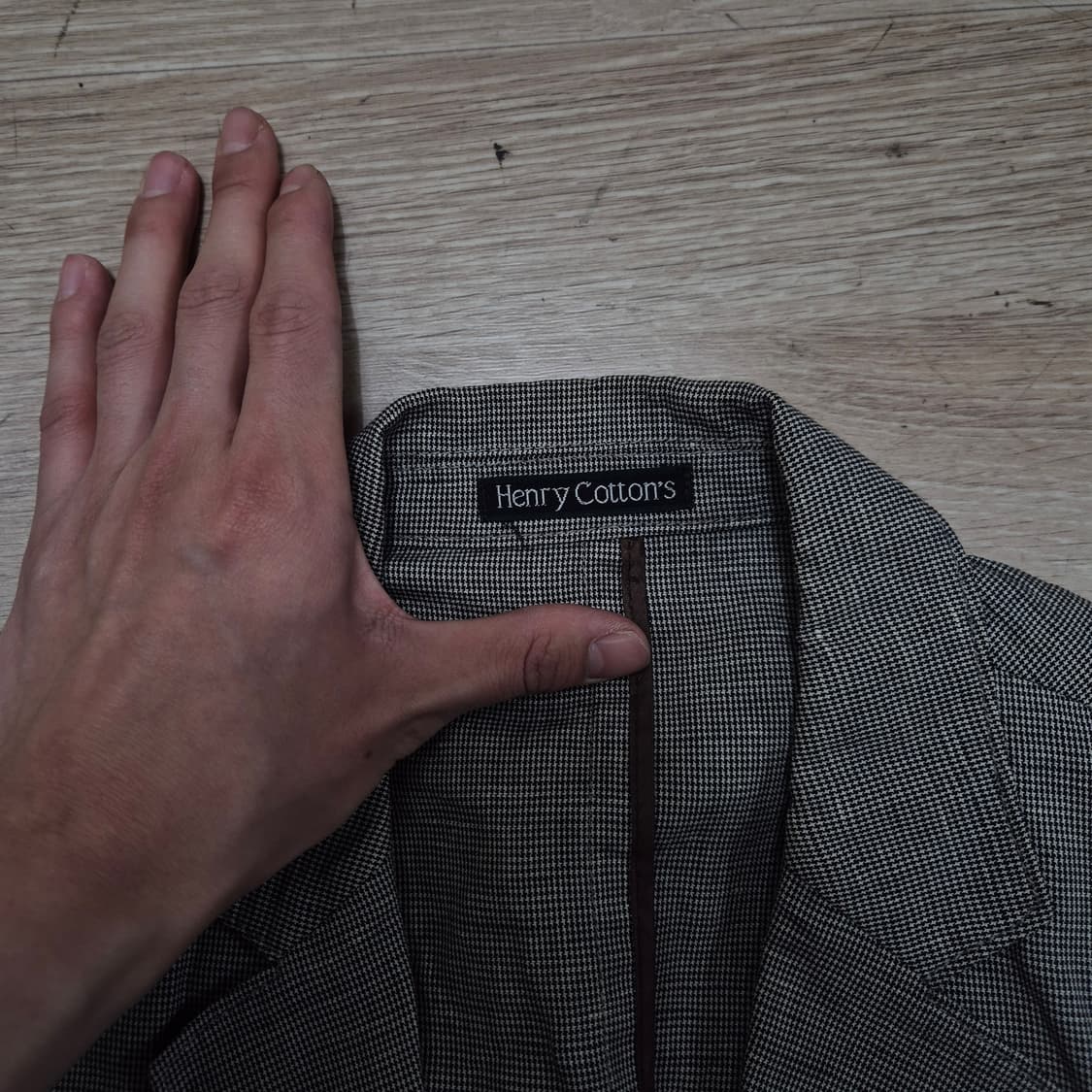 헨리코튼 Ultimo Slim Fit 마 싱글 블레이저 자켓 L(100) 상품이미지4