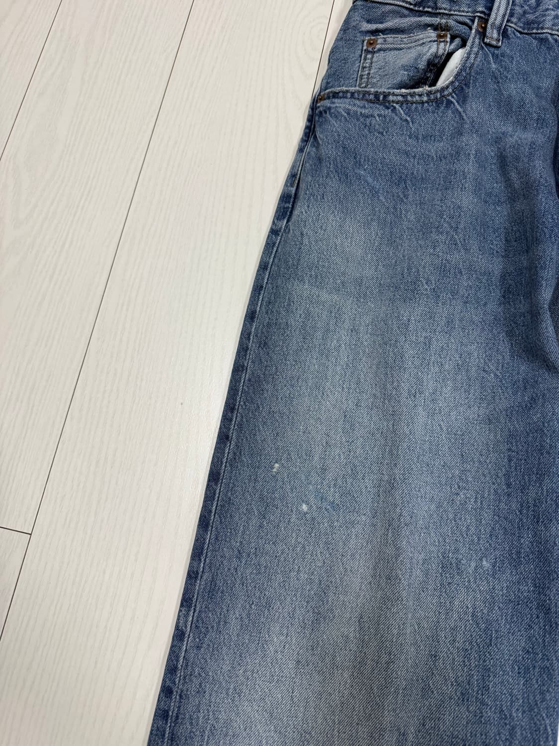 자라 루즈핏 와이드 데님팬츠 상품이미지6