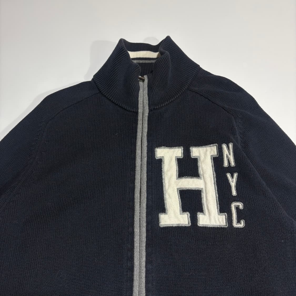 타미힐피거 빅로고 집업 니트 상품이미지4