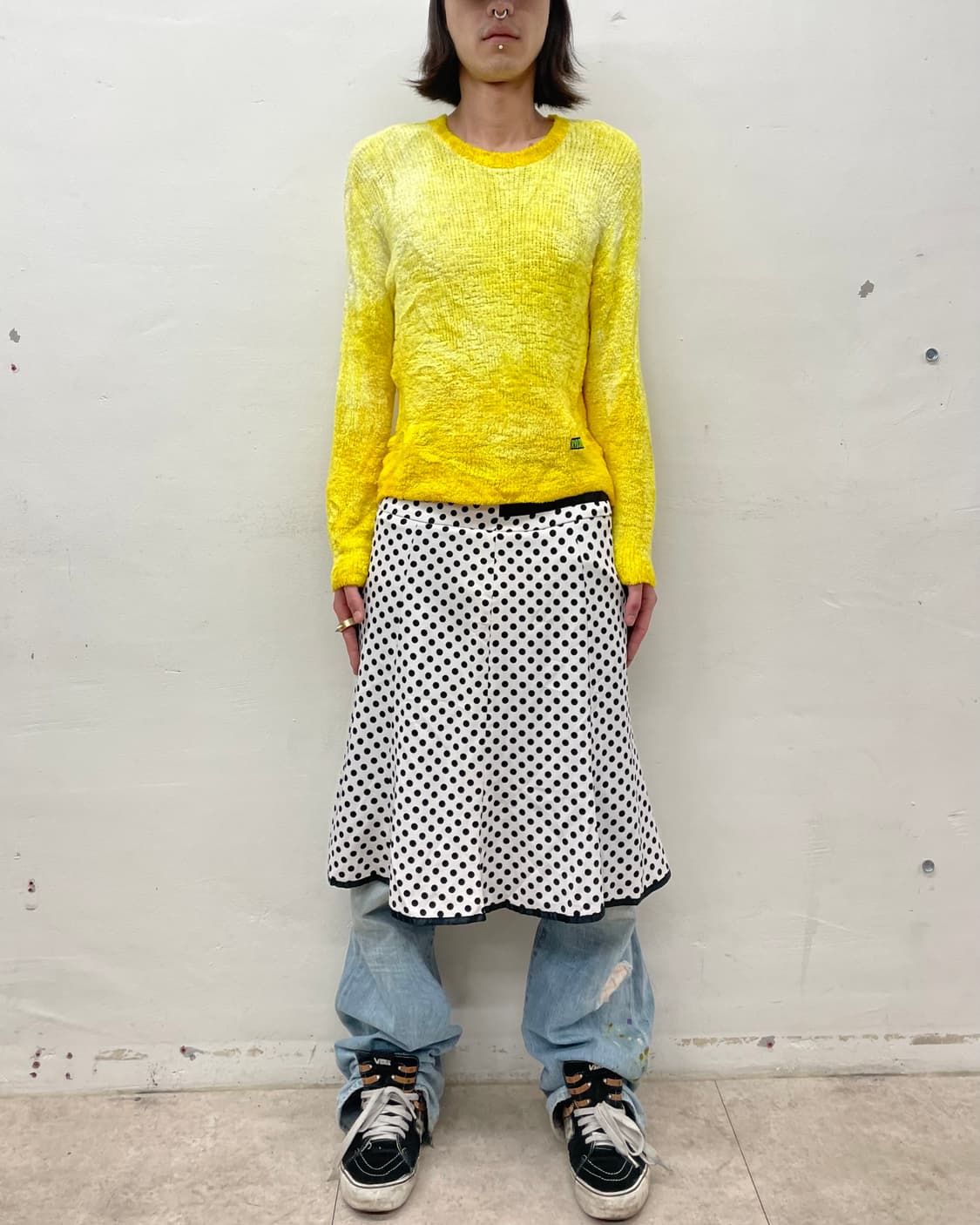 yellow washed knitwear  상품이미지4