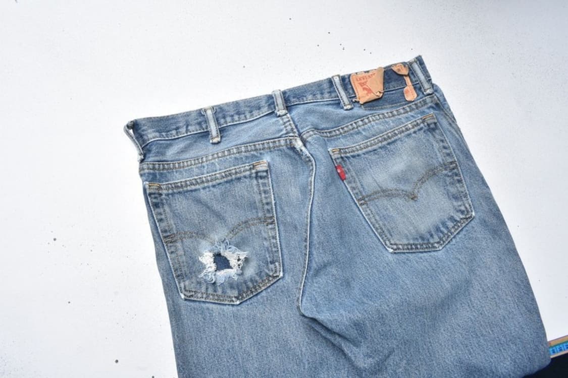 00S 리바이스 517 부츠컷 더티페이드 청바지 데님팬츠 32 N0886 상품이미지9
