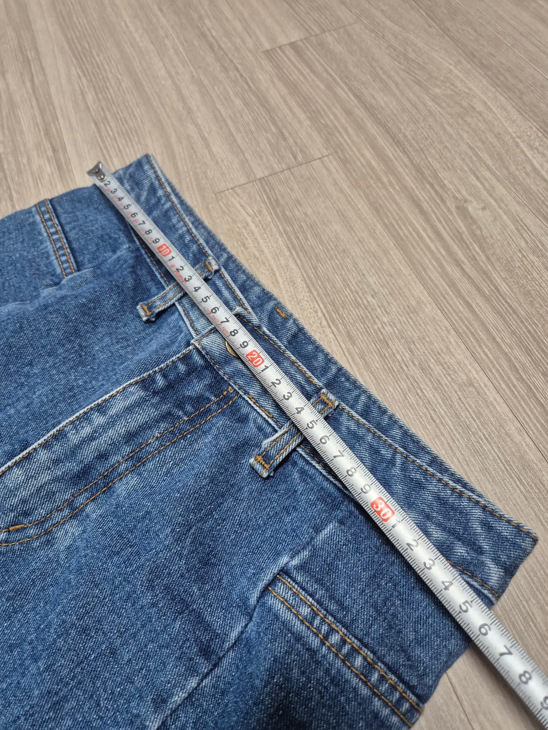 데님앞트임스커트 데님스커트 청치마 상품이미지5