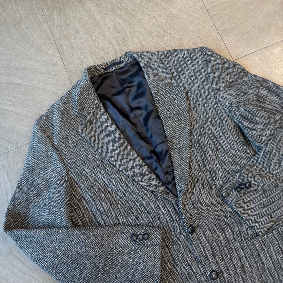 빈티지 해리스트위드 울 자켓 상품이미지2