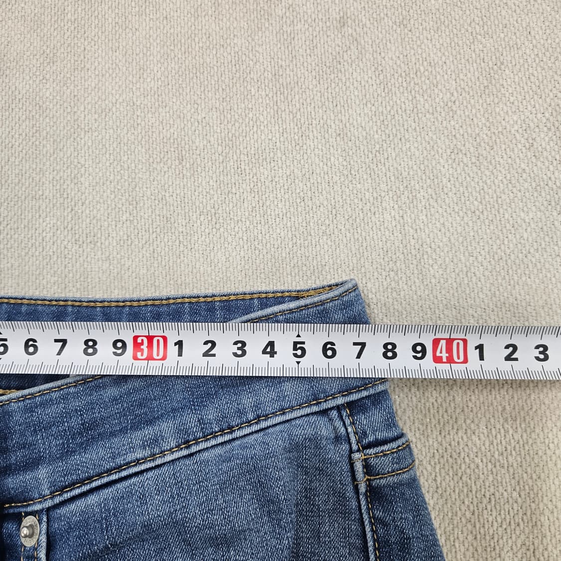 W29 캘빈클라인 워싱 데님 팬츠 0602Y 상품이미지6
