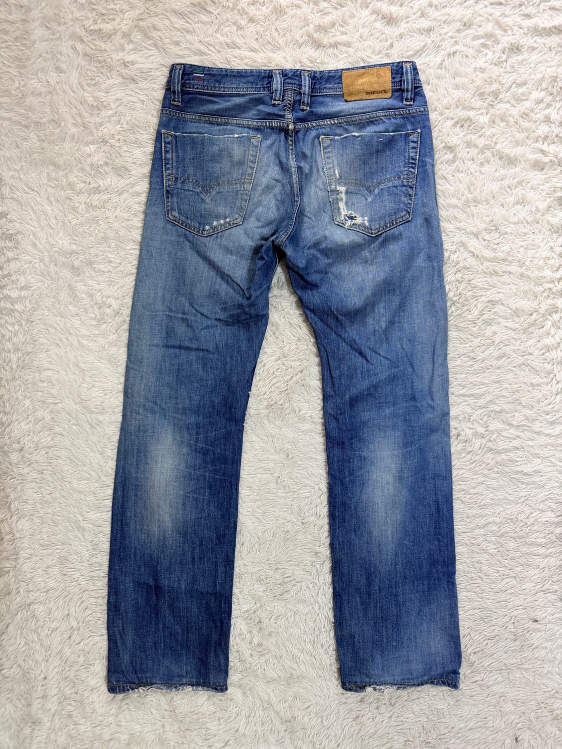 디젤(Diesel) VIKER 레귤러 스트레이트 디스트레스드 진 상품이미지6