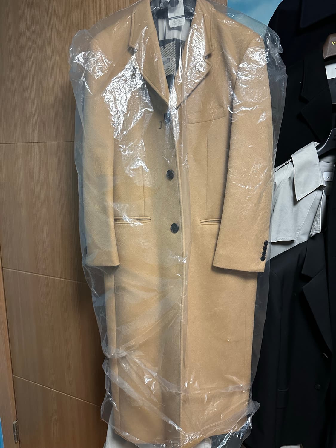 던스트 캐시미어 코트 베이비 카멜 M 상품이미지4