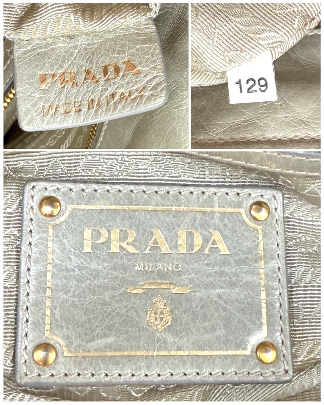 프라다 비텔로 샤인 레더 이스트웨스트 토트백 상품이미지10