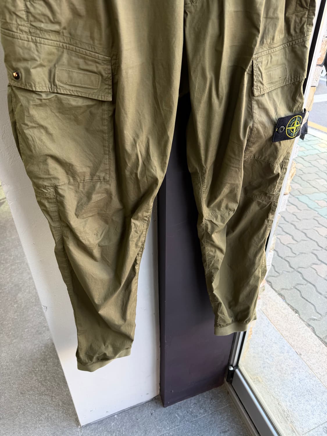 34/ 스톤아일랜드 웨이스트 밴딩 테이퍼드 카고팬츠 상품이미지6