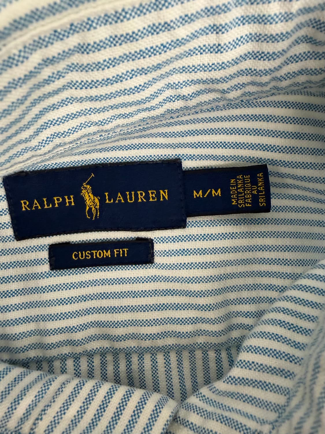 [M] 폴로 랄프로렌 옥스퍼드 스트라이프 셔츠 상품이미지3