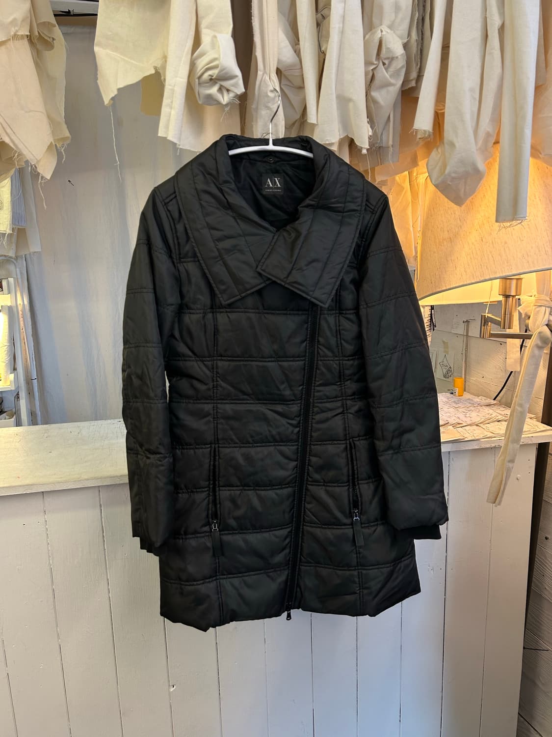 ARMANI 비대칭 코트 상품이미지2