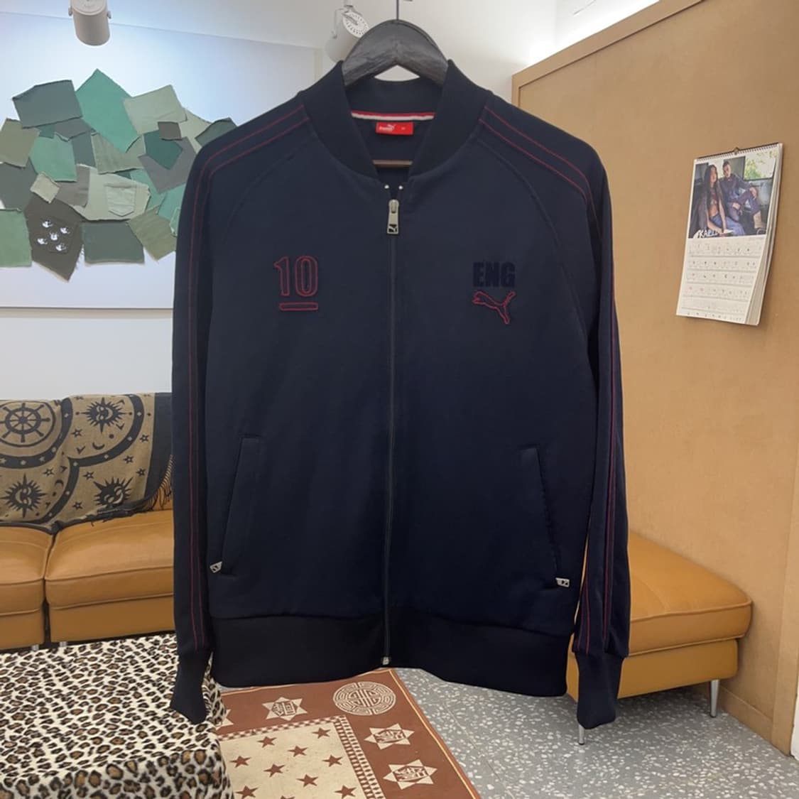 푸마 블록코어 올드스쿨 잉글랜드 국대 져지 집업 M C09330 상품이미지3