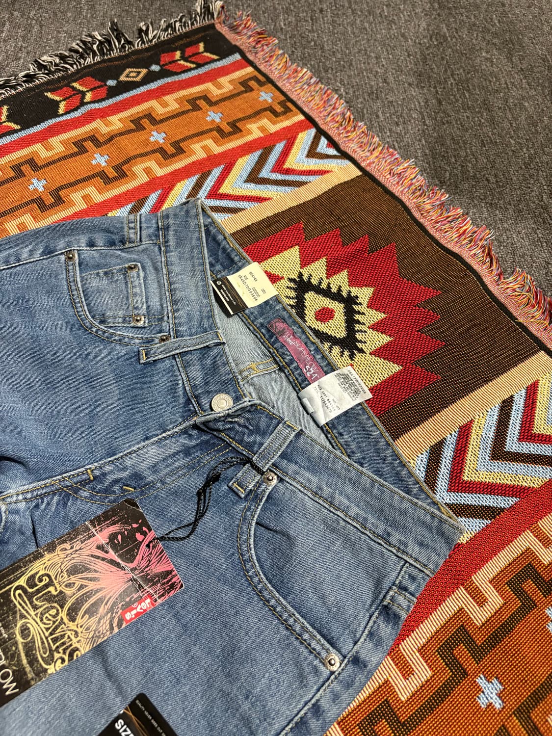 리바이스 524 슈퍼로우 데님팬츠 새상품 상품이미지4