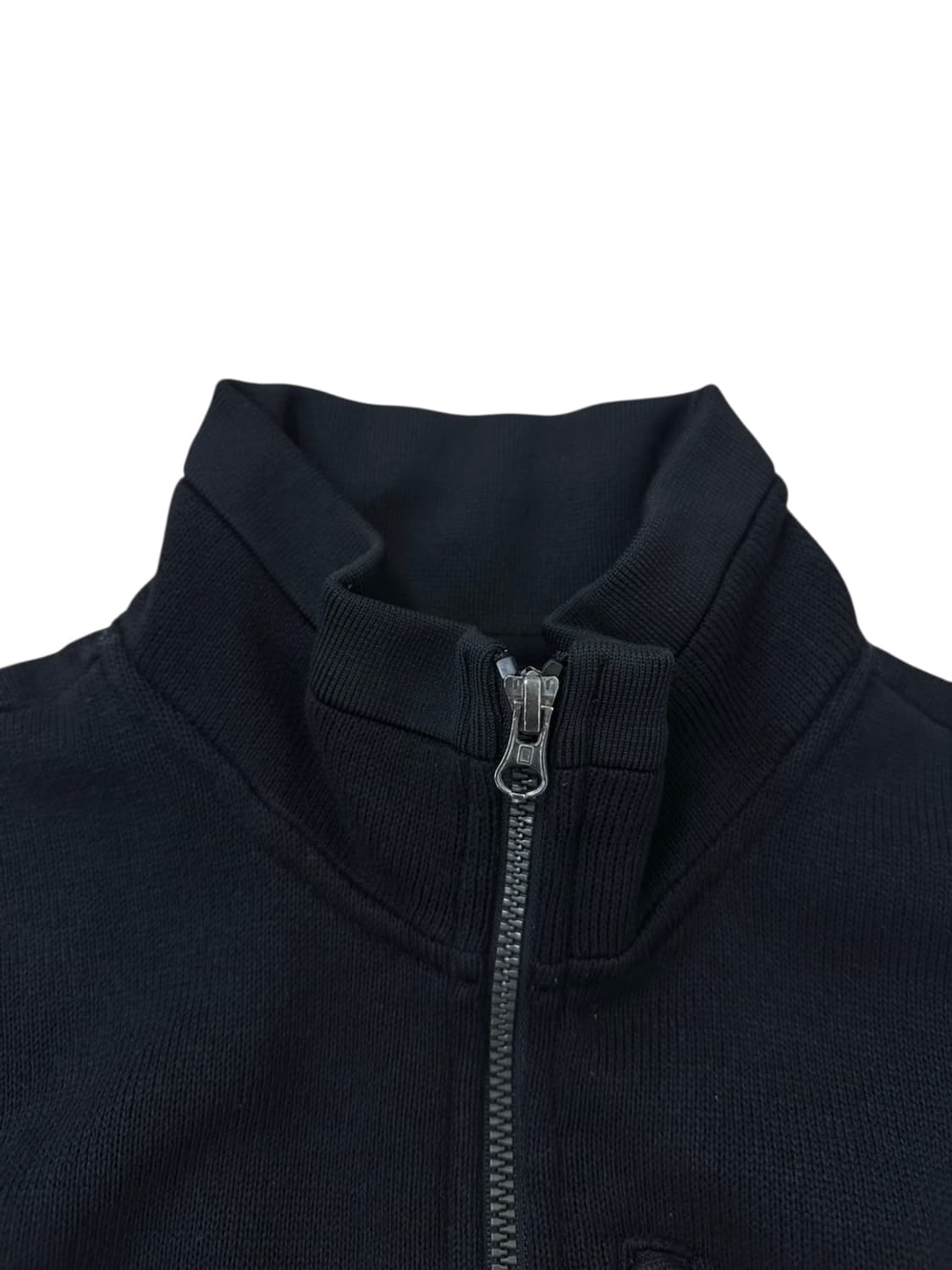 내셔널지오그래픽 기모 니트집업 블랙 (L) 상품이미지4