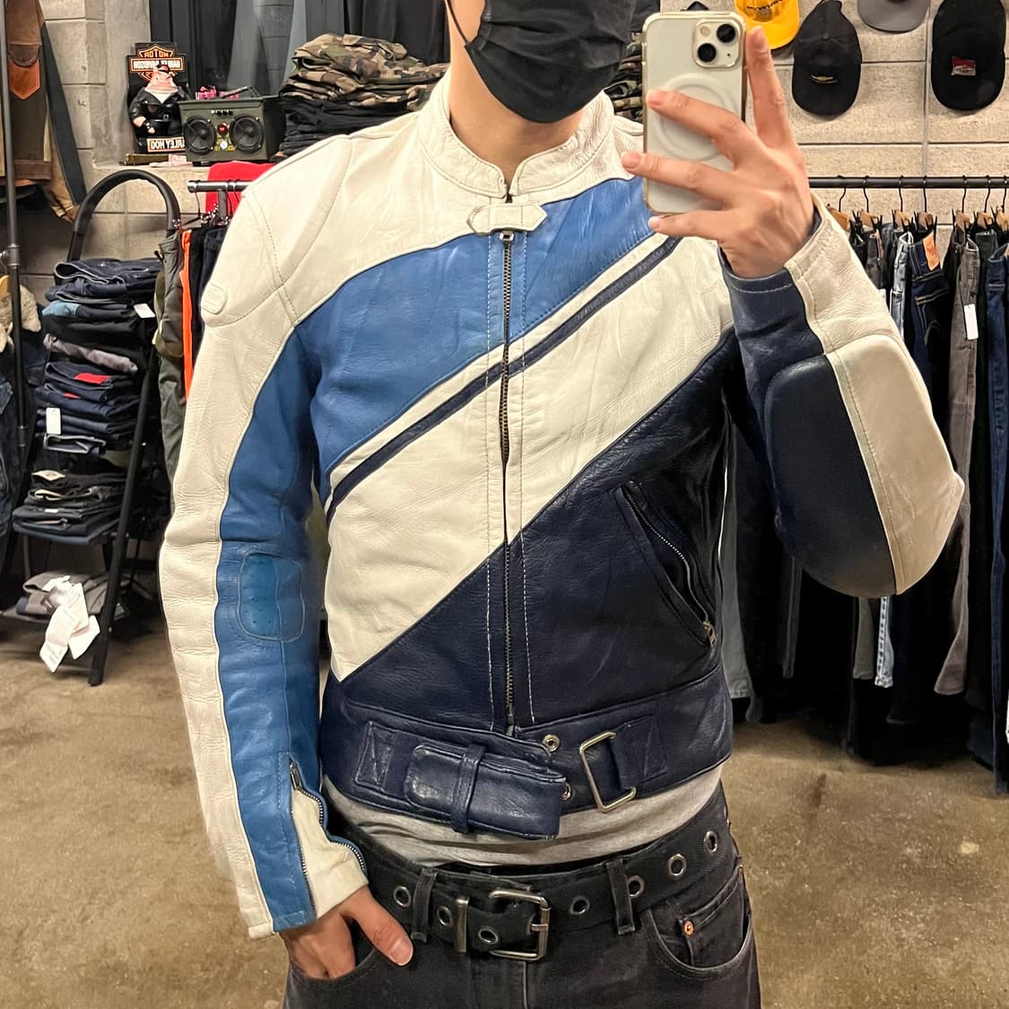 80s Hein Gericke 가죽 레이싱 자켓 (95) 상품이미지8