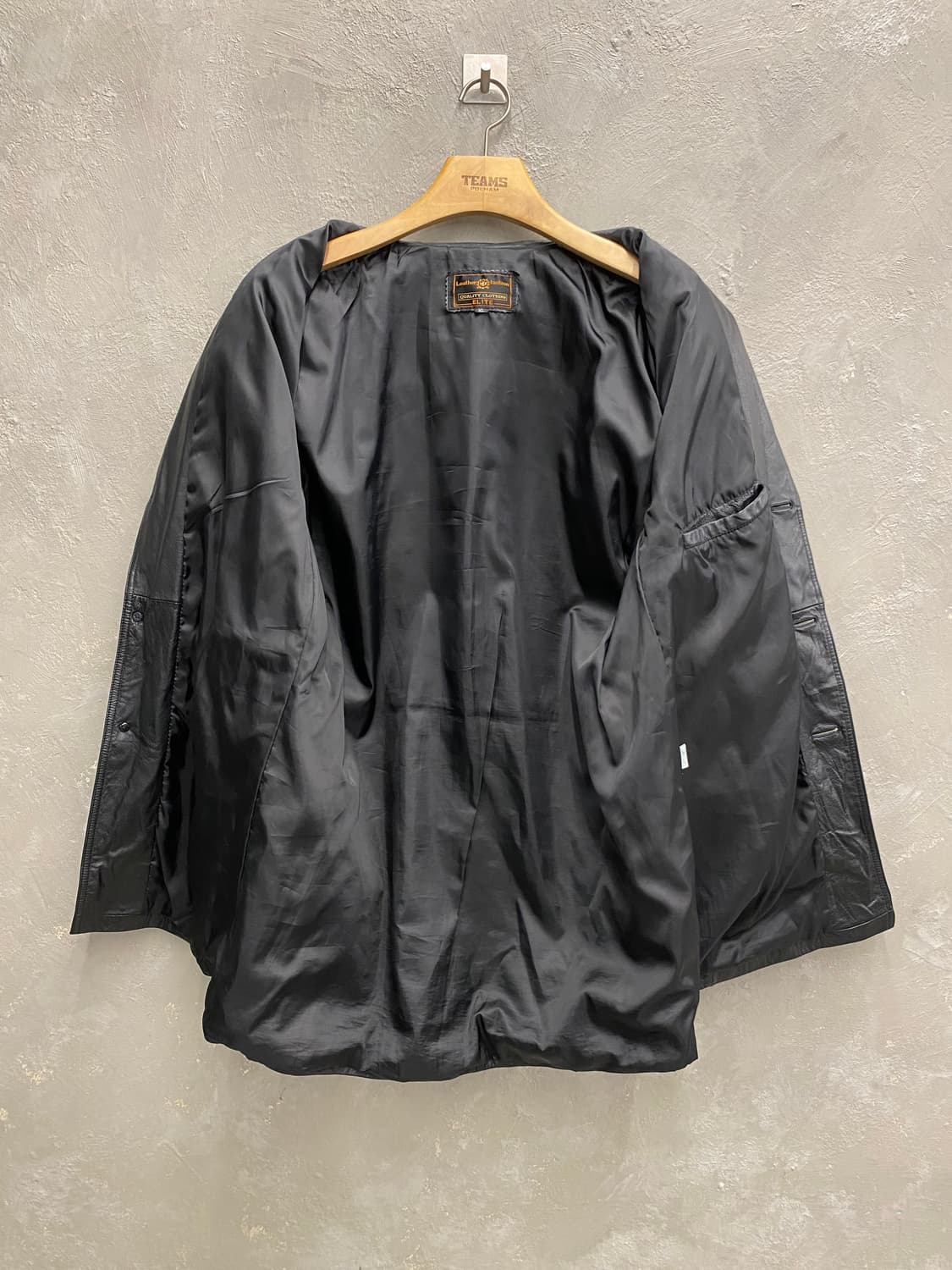 [XL] 90s Vintage 빈티지 소가죽 레더 코트 상품이미지4