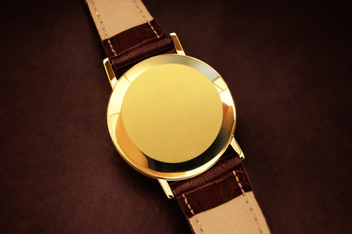 오메가 희귀 드빌 쿼츠 블루 다이얼 남녀공용 가죽 시계 상품이미지6