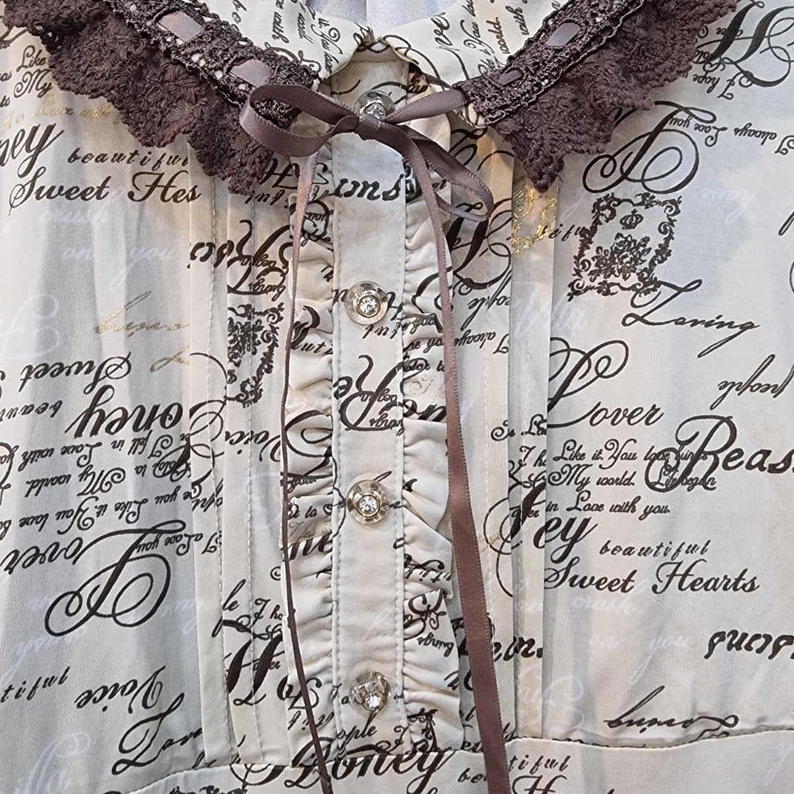 axes femme 레이스 카라 패턴 원피스 상품이미지6