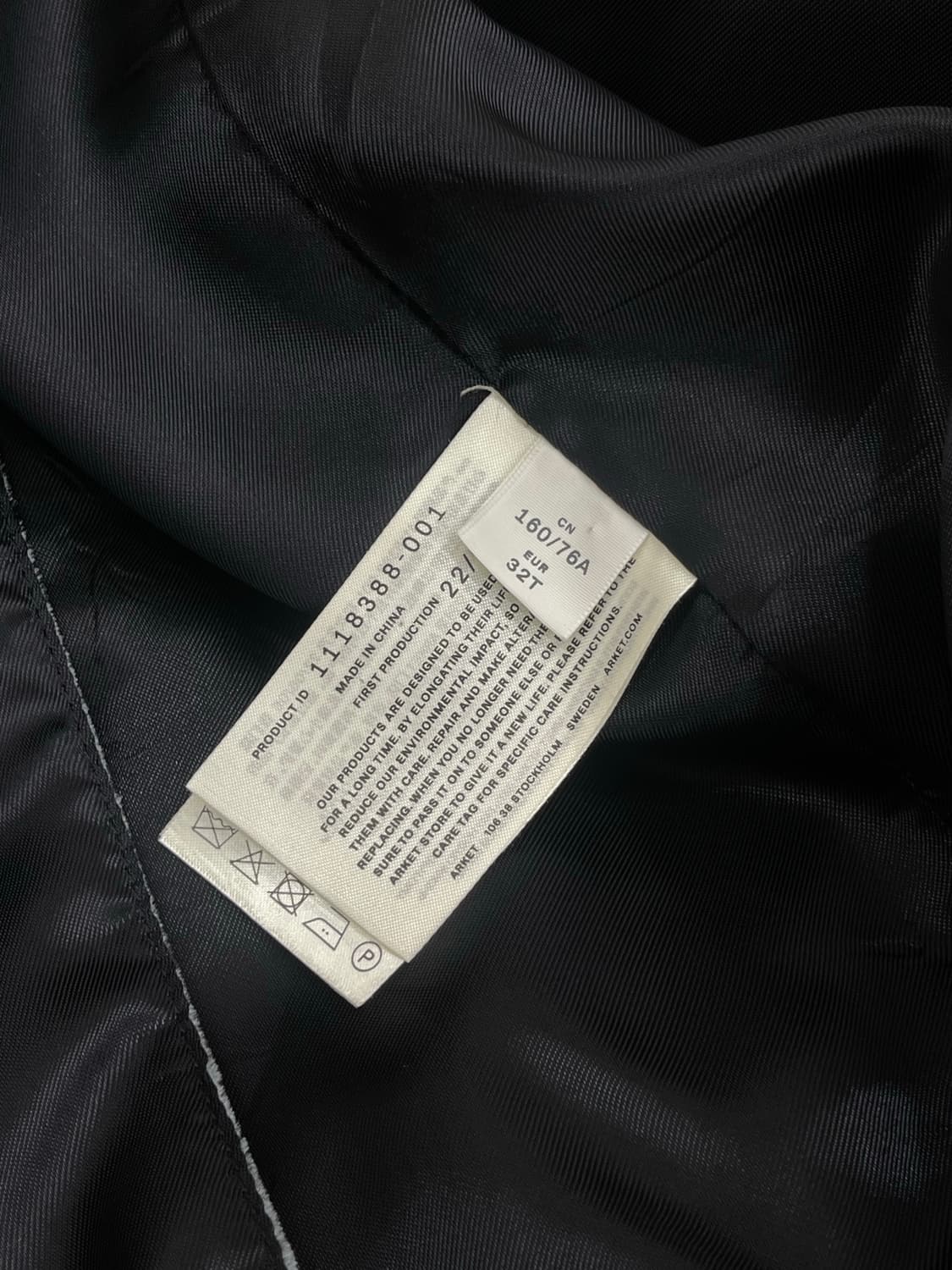 ARKET 아르켓 벨벳 자켓  상품이미지9