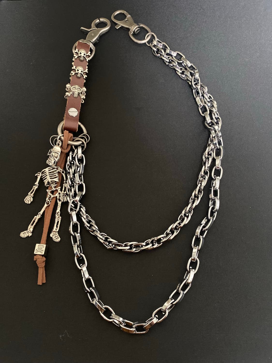 스컬 & 스켈레톤 팬츠 체인 상품이미지1