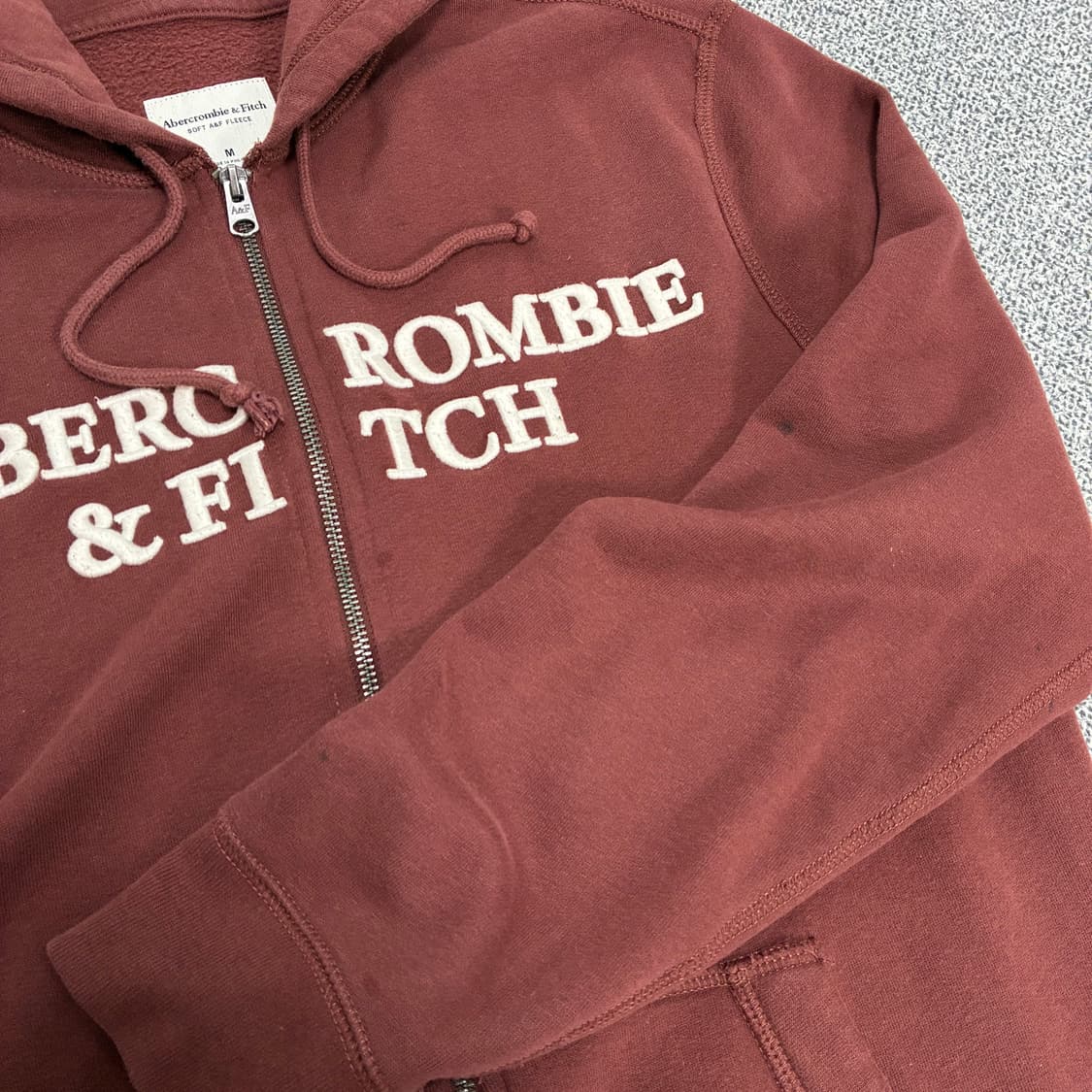 <아베크롬비 빈티지 브라운 후드집업> No.1450 상품이미지10