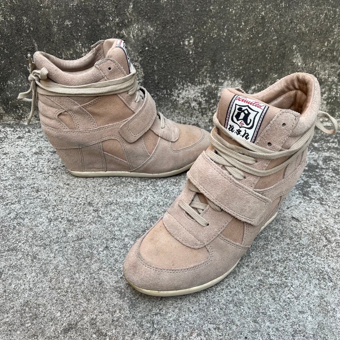 [37] ASH 스웨이드 웨지힐 스니커즈 (240) 상품이미지4