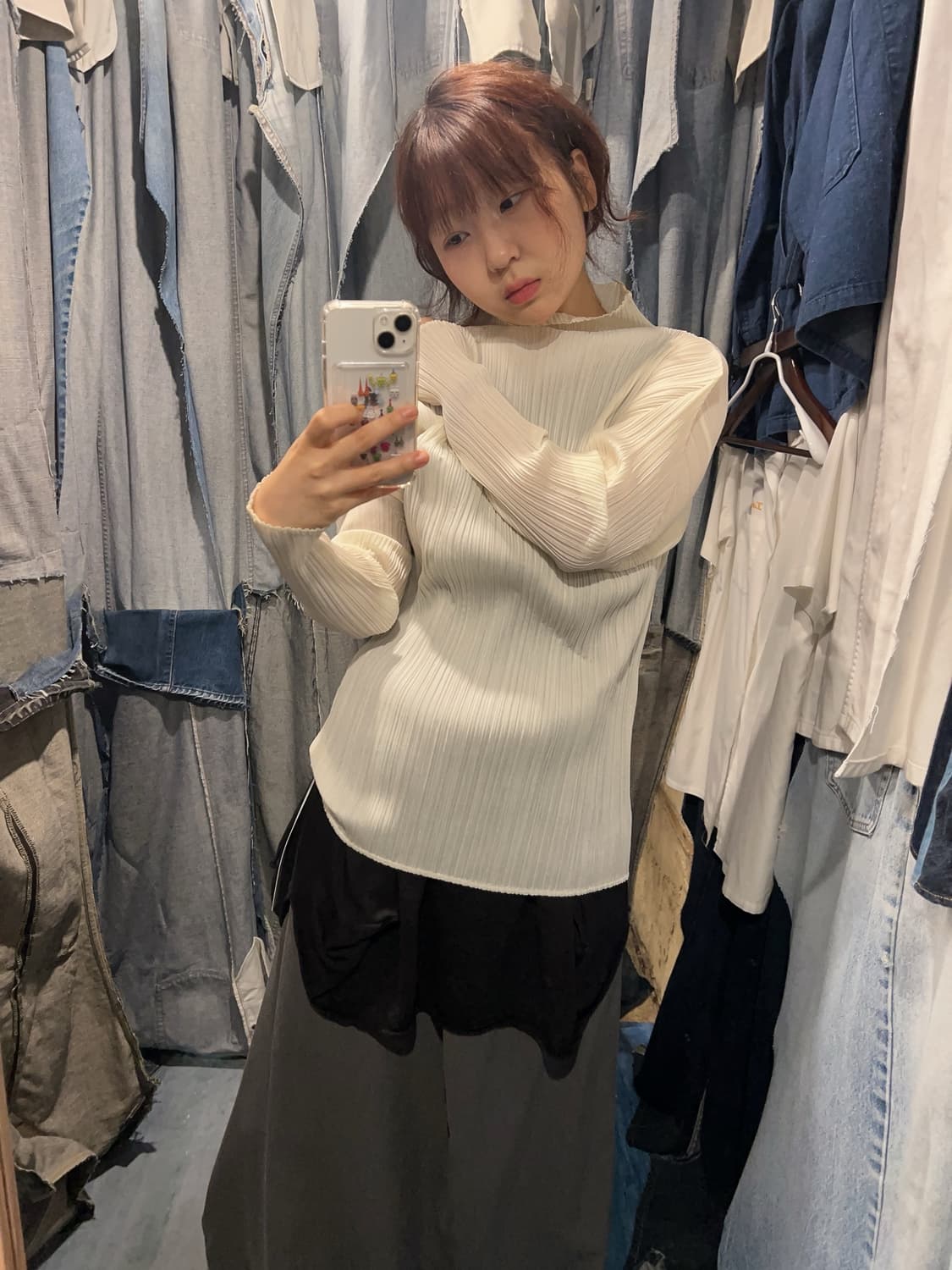 55-66 ) PLEATS PLEASE High Neck L/S 상품이미지3
