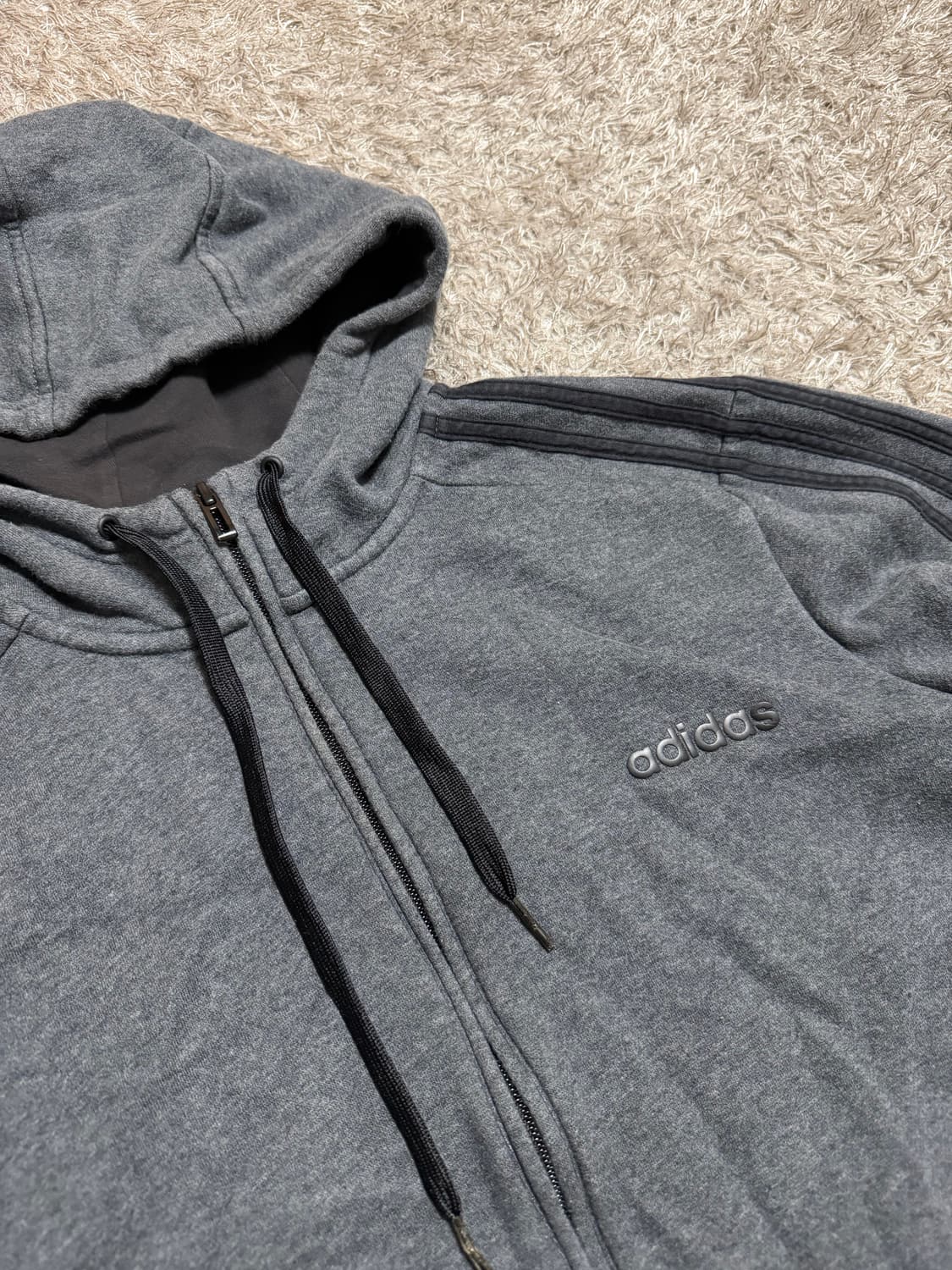 [3XL] 아디다스 M E FZ 슬림형 집업 후드 상품이미지1