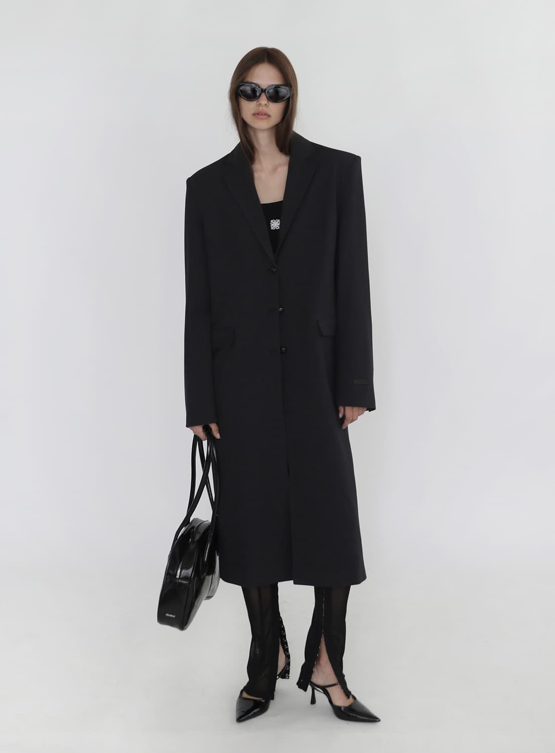 [새상품]배드블러드 클래식 울80 코트 상품이미지1