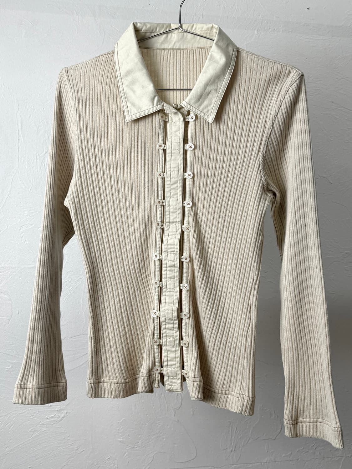 JPN 리브 카라 스냅 탑 상품이미지2