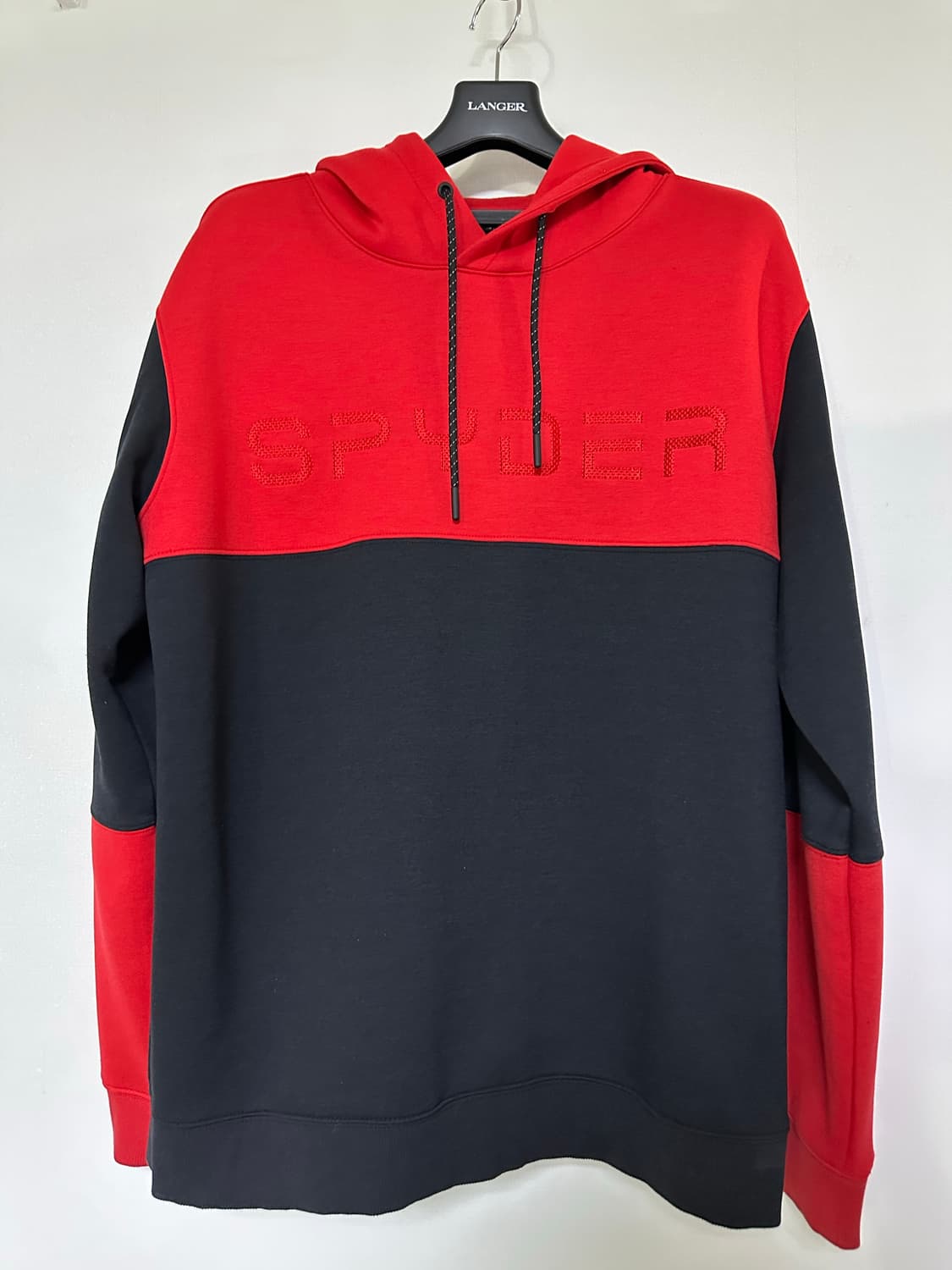 스파이더 레드/블랙 후드티 상품이미지1