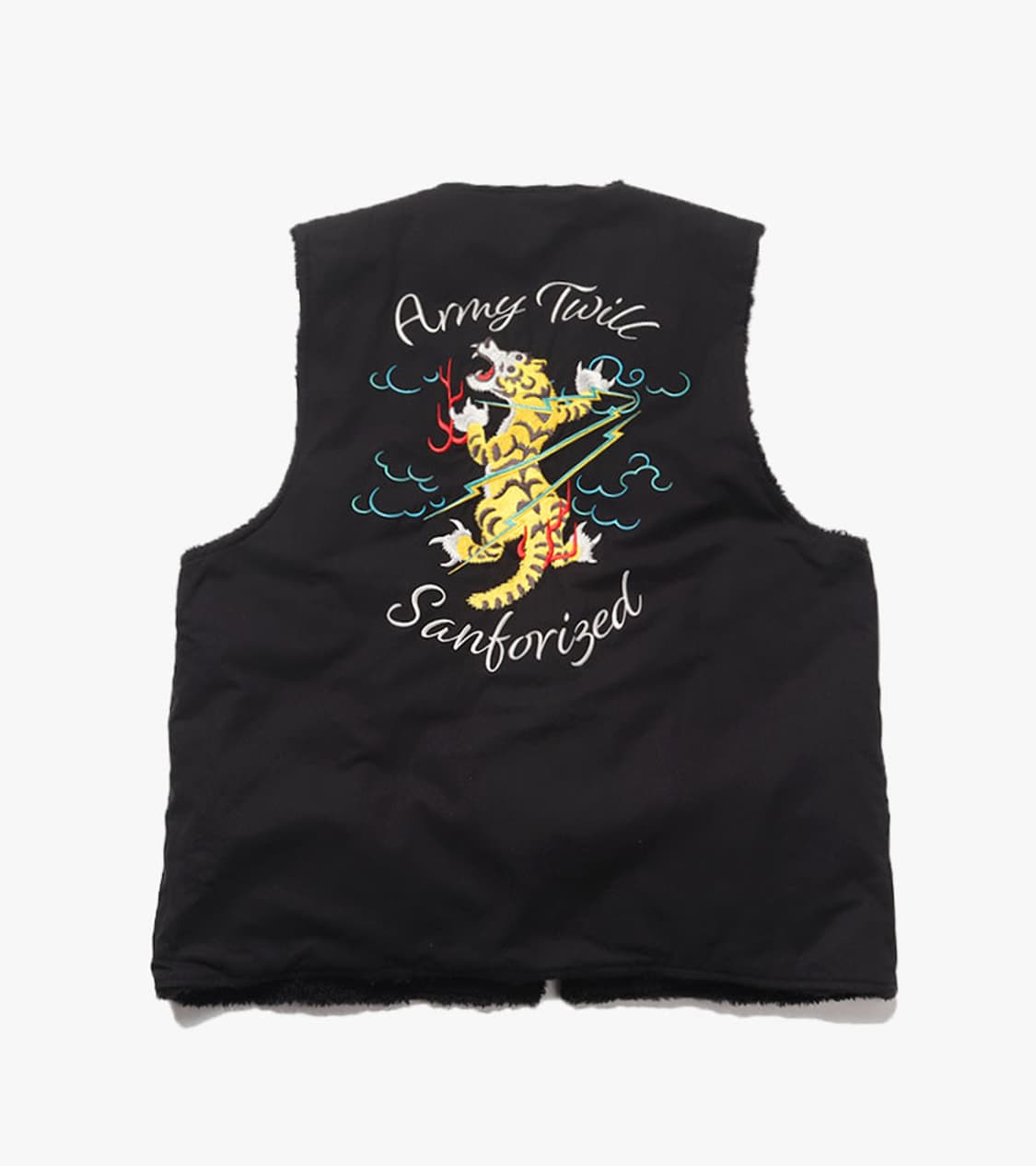 ARMY TWILL - REVERSIBLE WORK VEST 상품이미지1