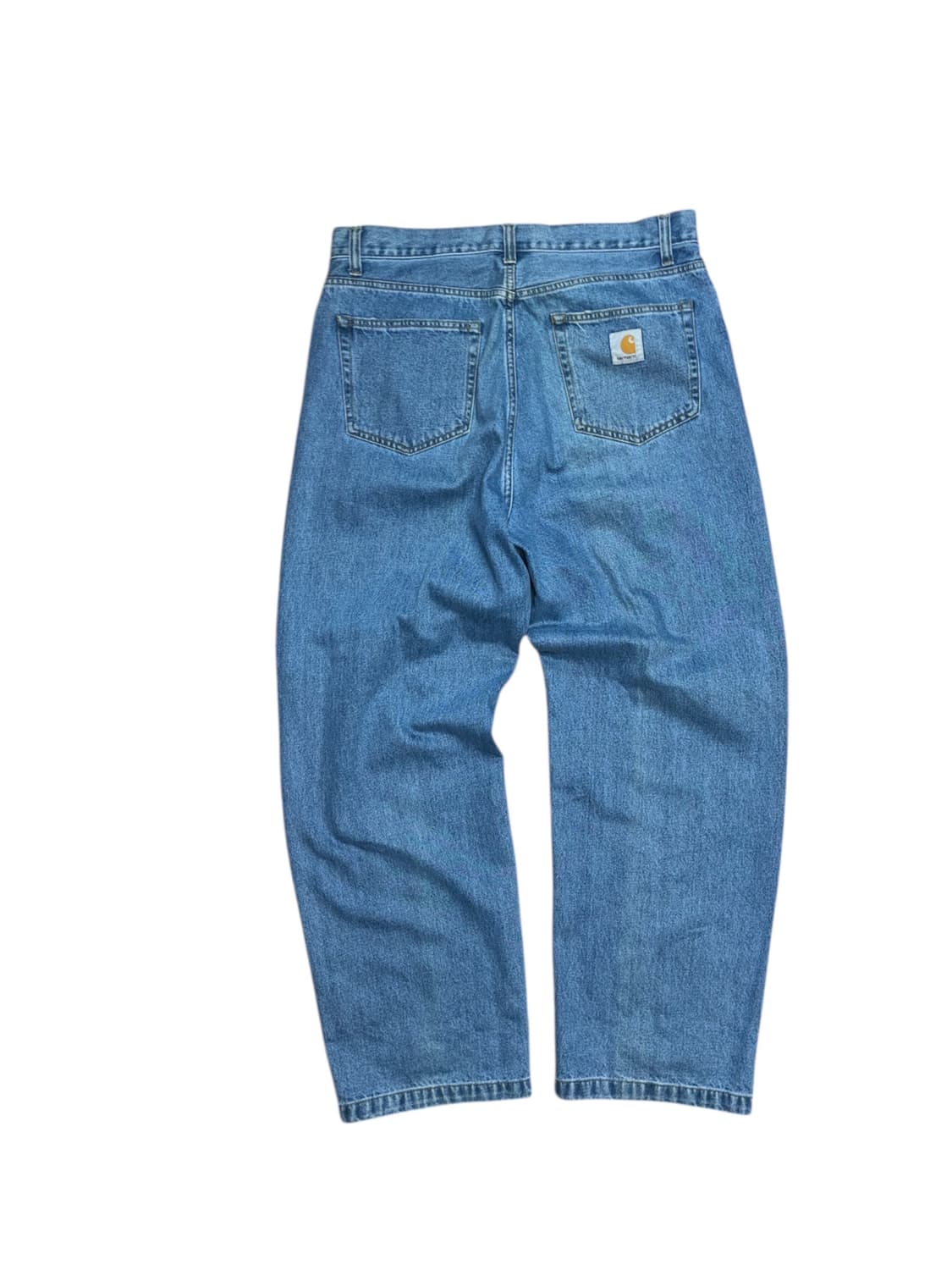 칼하트 와이드 랜든 블루 헤비스톤 워시 데님 팬츠 상품이미지5