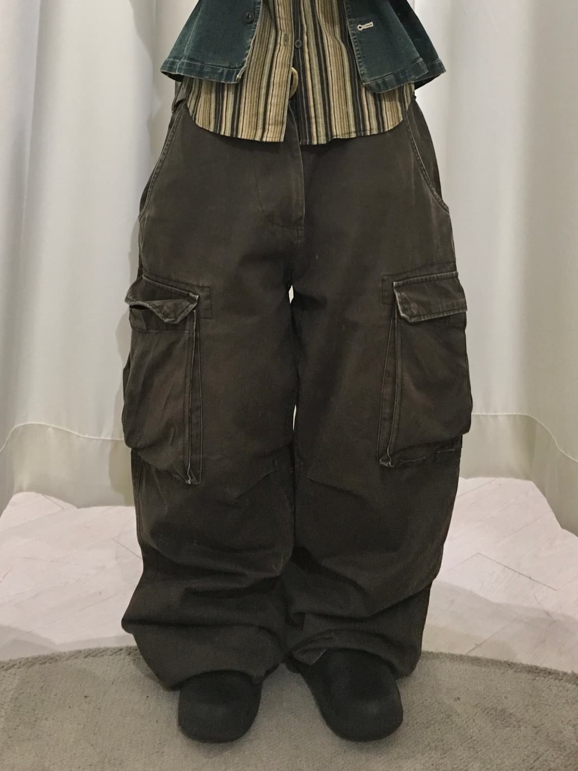 Denim lab Brown cargo pants 상품이미지1