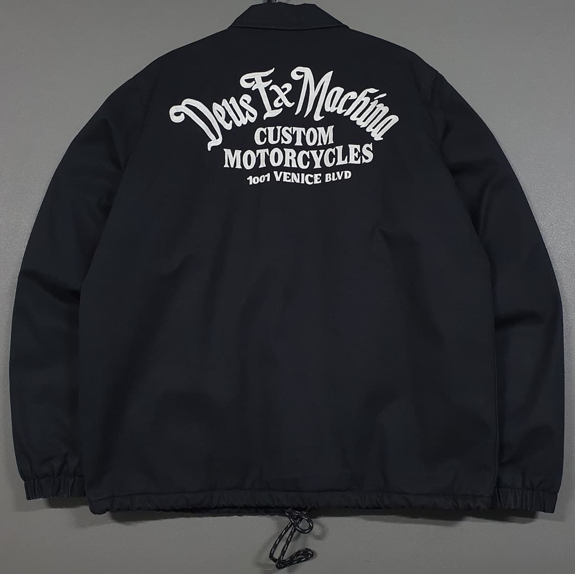 실측 XL (105) 데우스 엑스마키나 인카운터스 누빔 코치 자켓 블랙 상품이미지10