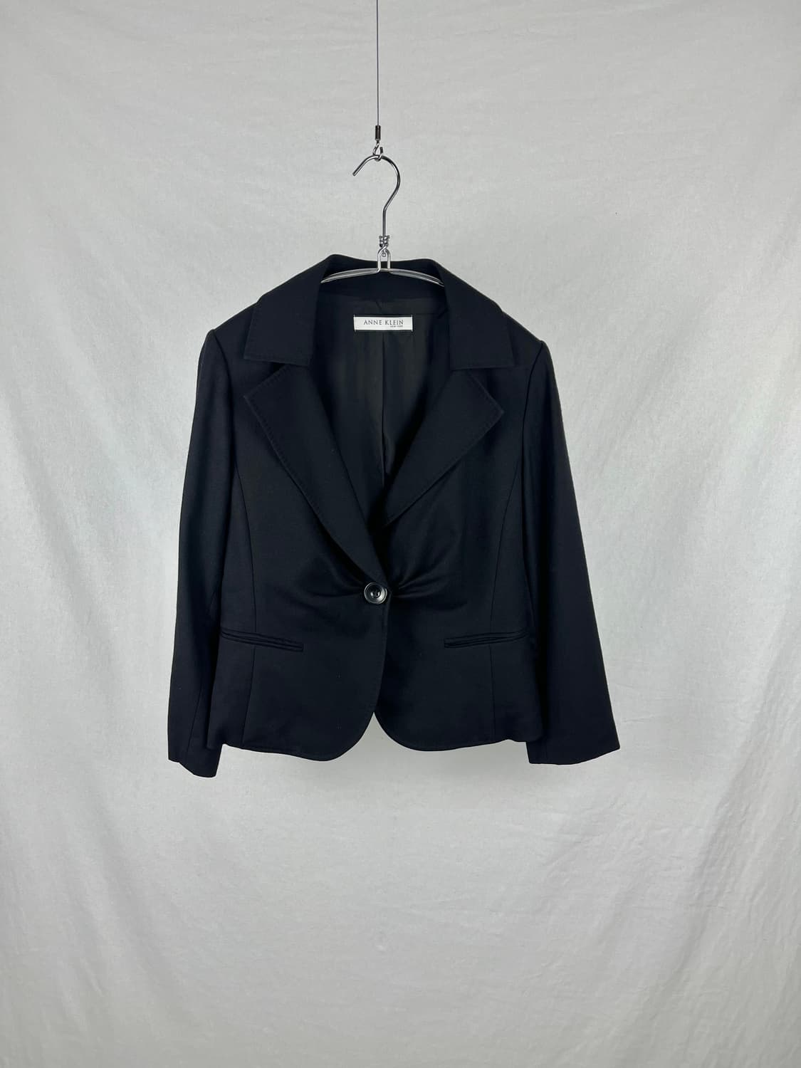 Anne Klein 드레이핑 원버튼 블레이저  상품이미지1