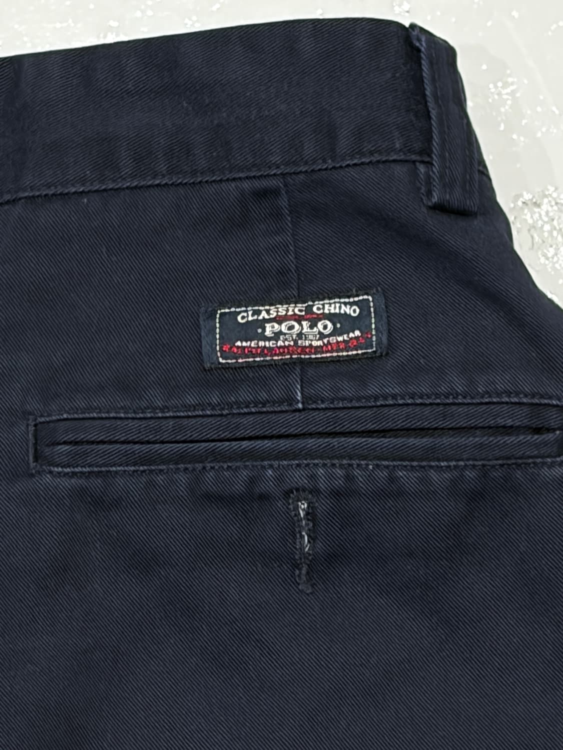 90s 폴로랄프로렌(Polo Ralph Lauren) 네이비 치노 팬츠 상품이미지1