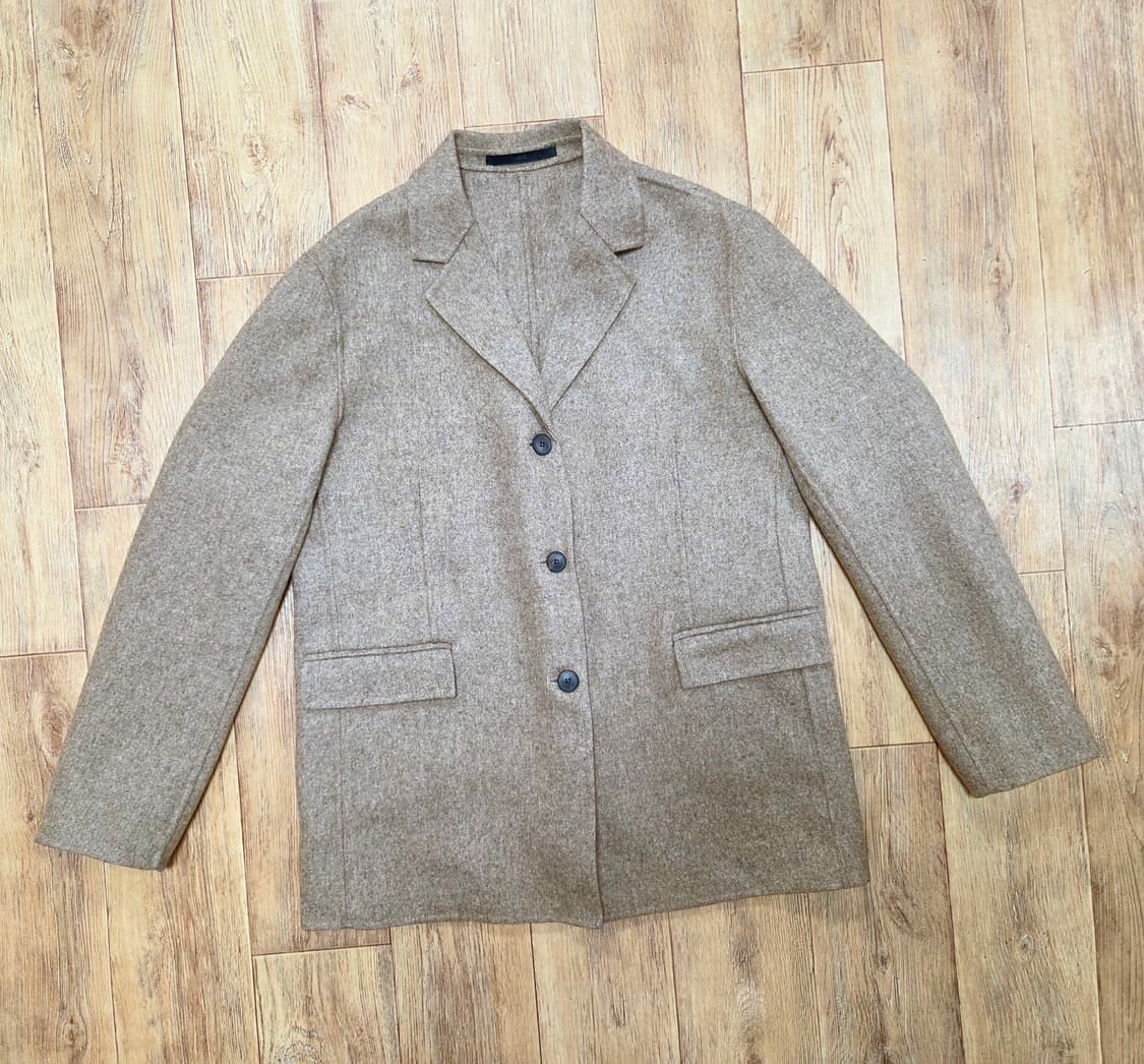 하우스(HAUS) 핸드메이드 3버튼 울자켓 프리사이즈 새상품 상품이미지4