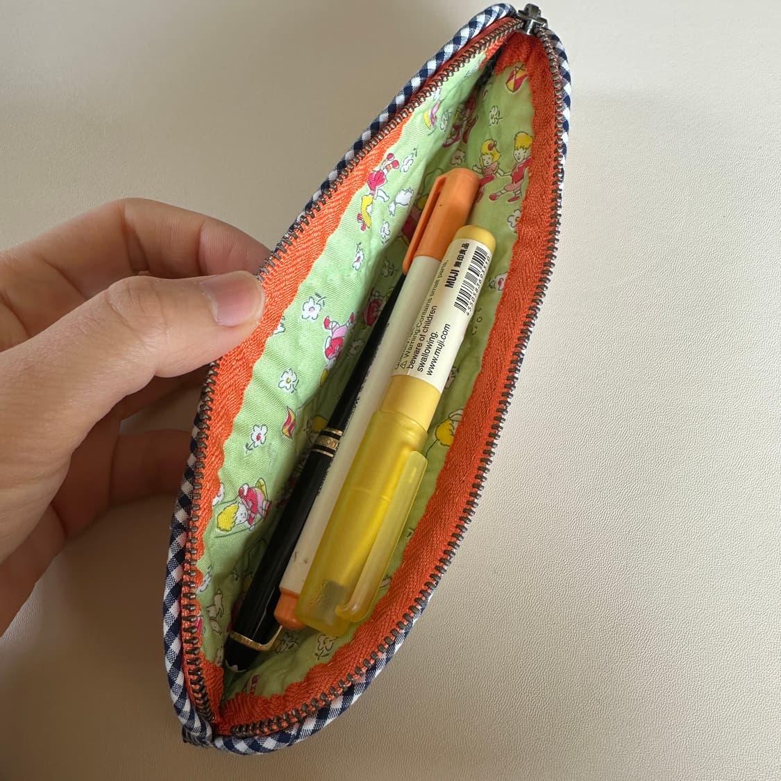 퀼트 필통 / 펜슬 파우치 / 핸드메이드 상품이미지4