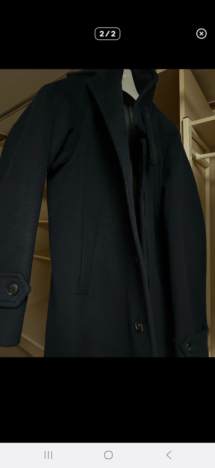 헤지스 his 발마칸 코트 s사이즈 상품이미지2