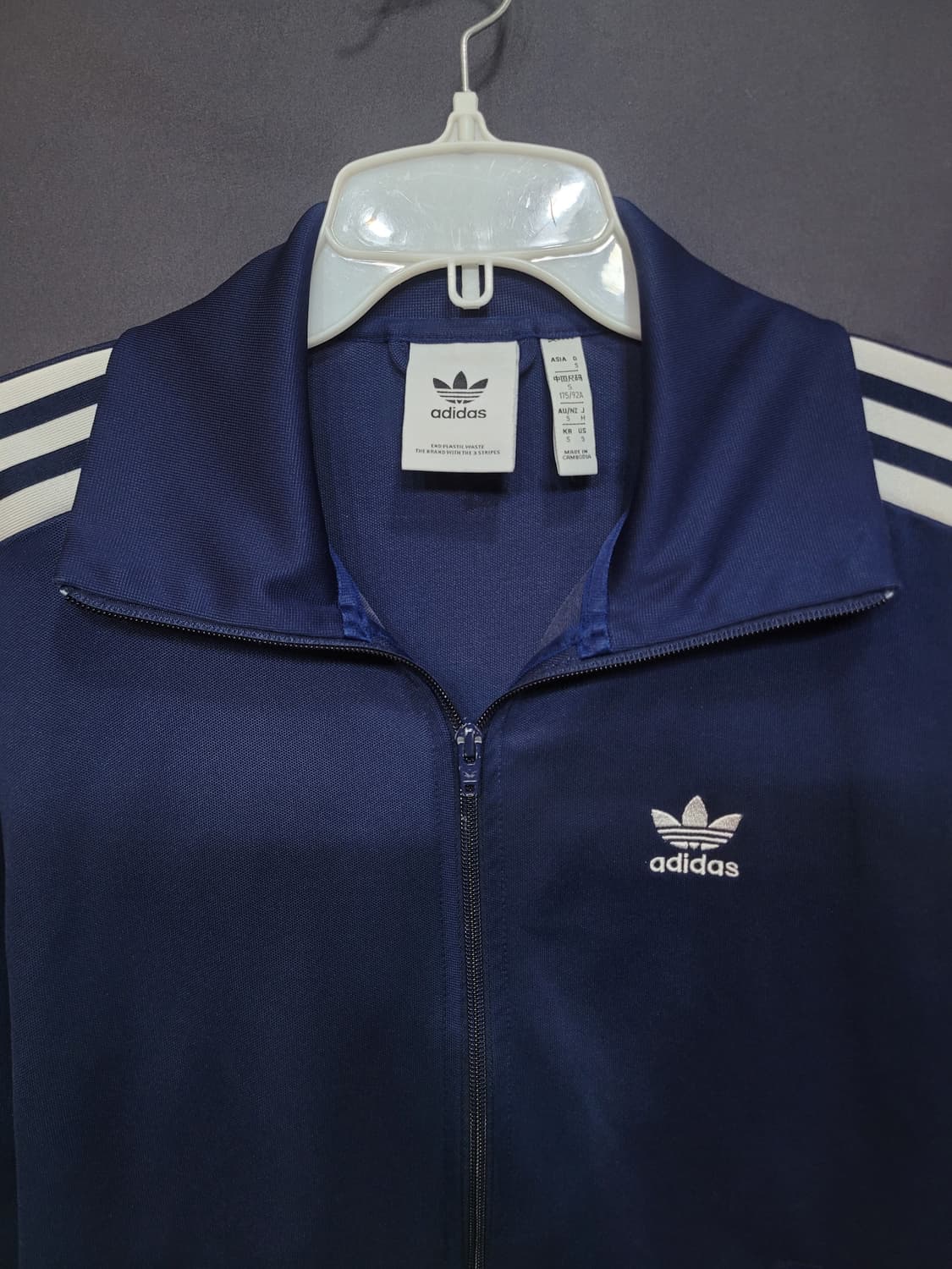 아디다스 불꽃 파이어버드 곤흰 네이비 베켄바우어 트랙탑 져지  상품이미지2